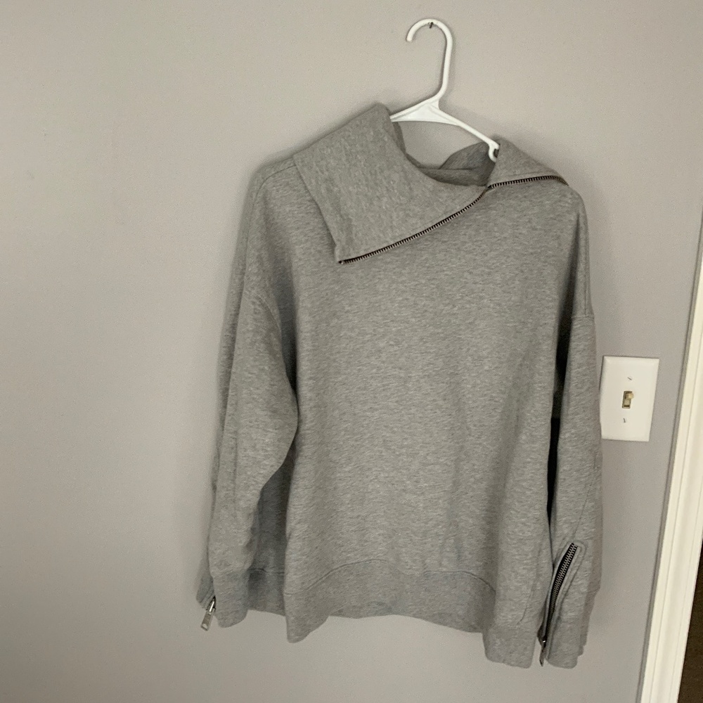 All saints gray sweatshirt